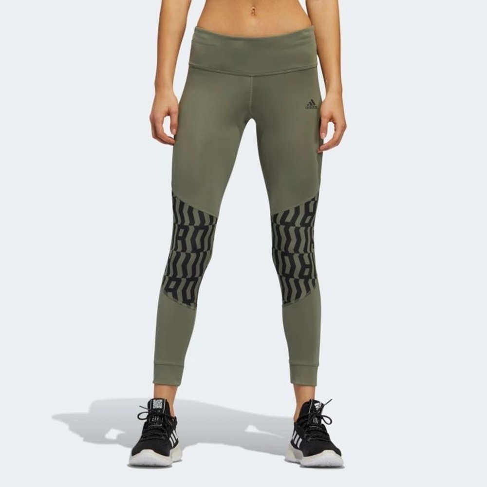 Adidas AeroReady Green And Black Leggings Size XS